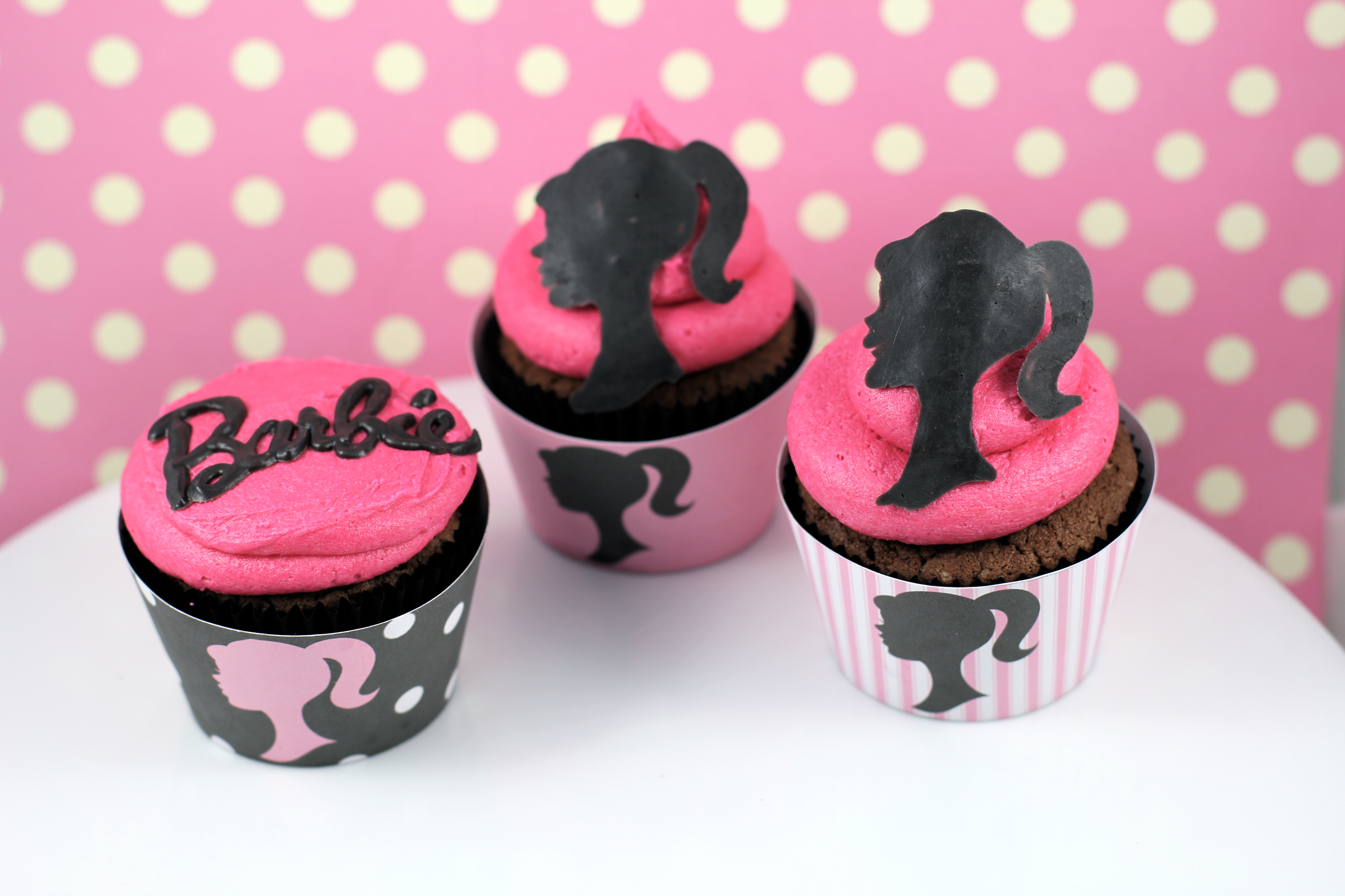 barbie cupcake set
